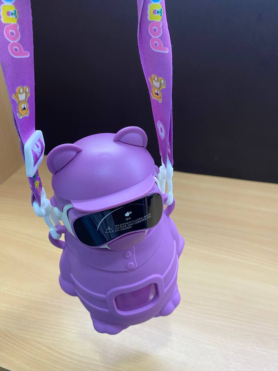 Cute Astronaut Kids Insulated Stainless Steel Water Bottle with Strap | Leakproof Vacuum Flask | Gift Mitra