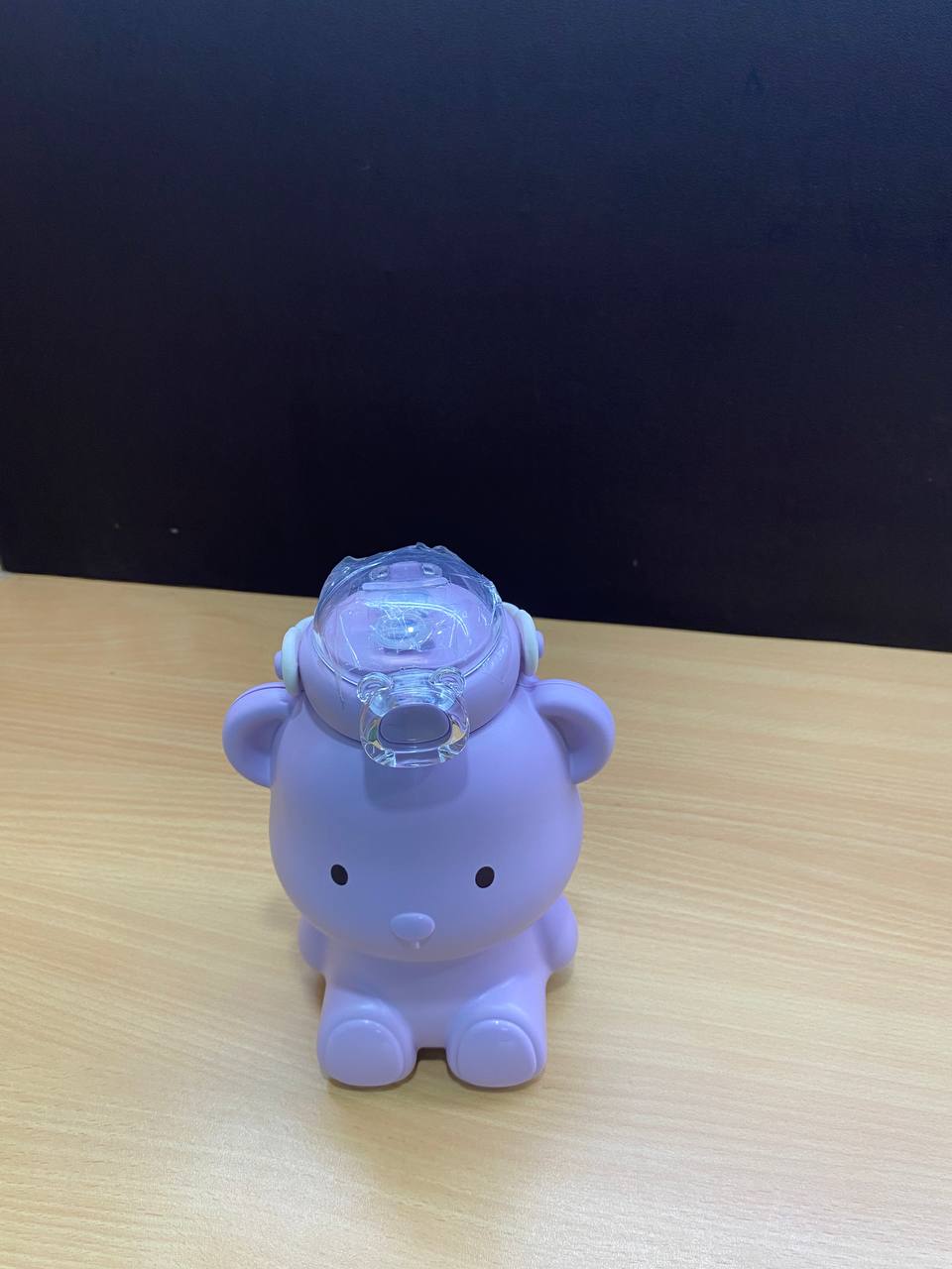 Cute Teddy Bear Kids Water Bottle with Straw & Handle | Leakproof BPA-Free Sipper Bottle | Gift Mitra