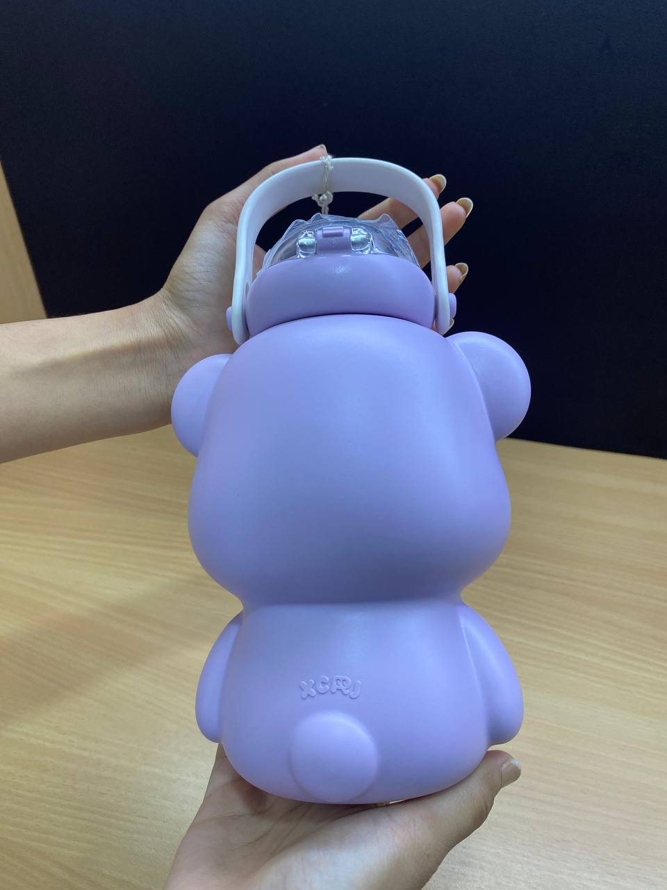 Cute Teddy Bear Kids Water Bottle with Straw & Handle | Leakproof BPA-Free Sipper Bottle | Gift Mitra