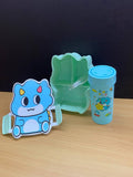 Cute Cartoon Kids Lunch Box with Water Bottle Set | Gift Mitra