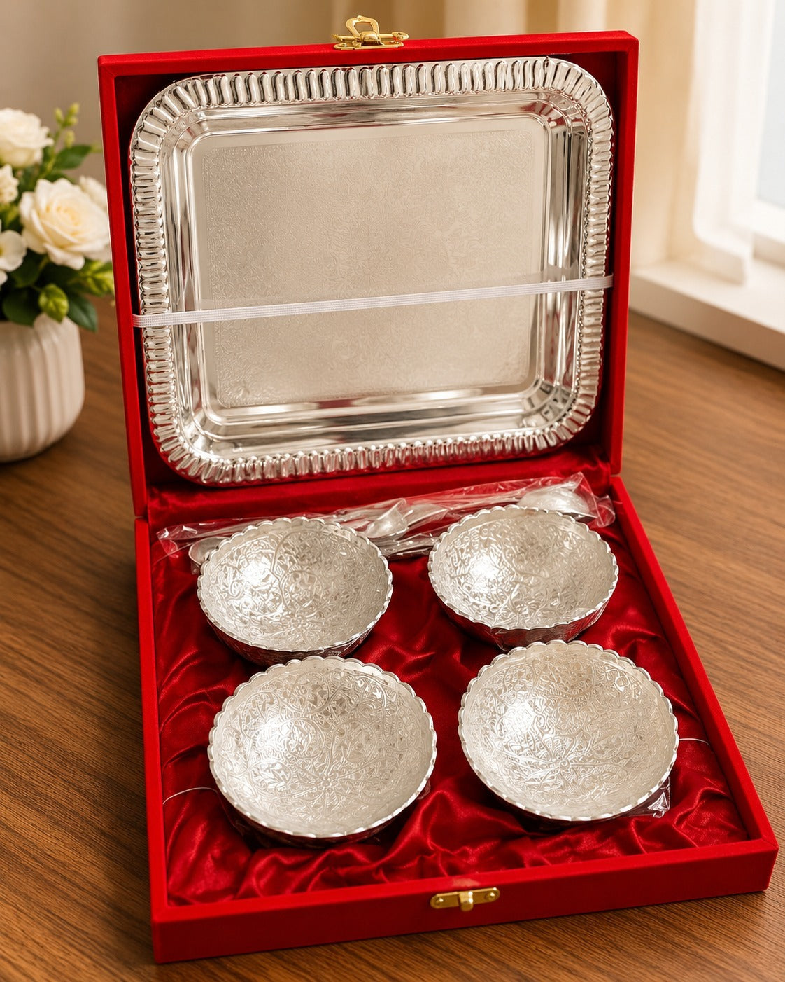 Silver-Plated Bowl Gift Set