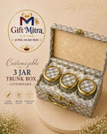 Customizable 3 Jar Trunk Box