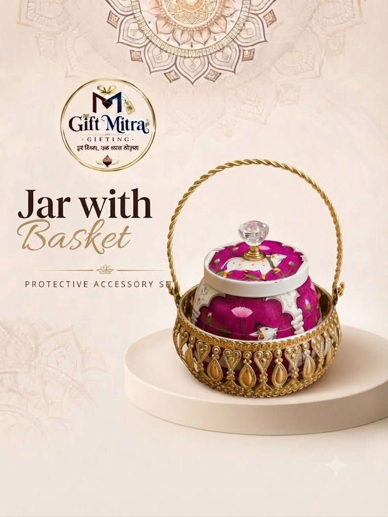 Jar With Basket