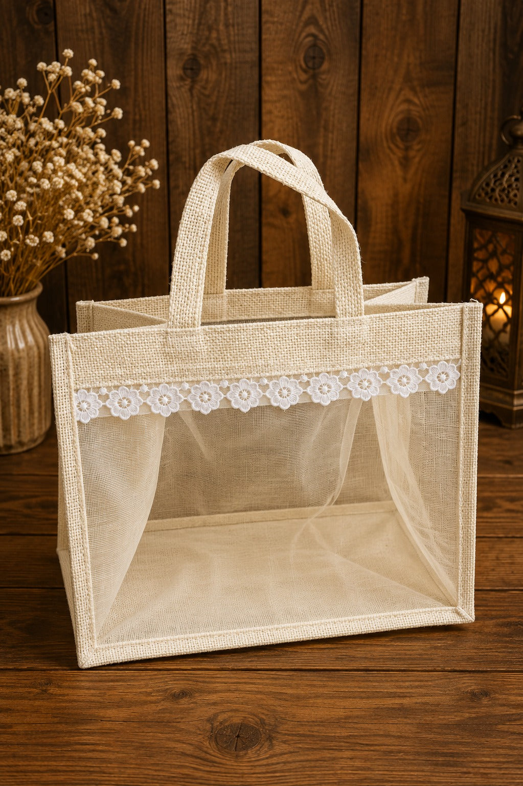 Customizable Eco-Friendly Jute Gift Bag | Reusable Shopping, Corporate & Wedding Gift Bag | Gift Mitra