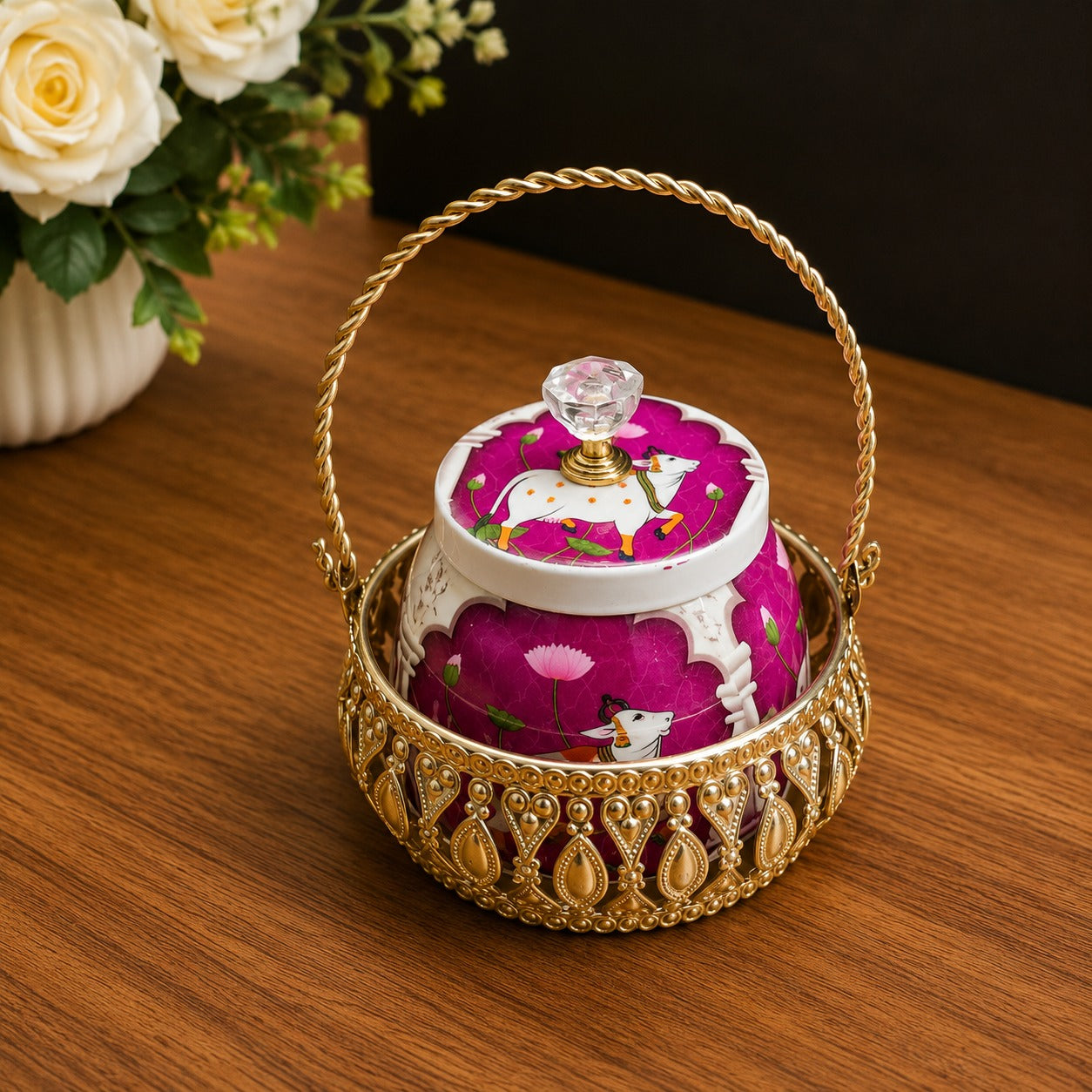 Jar With Basket
